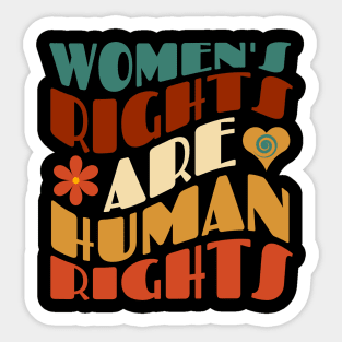 Women's Rights Are Human Rights Sticker